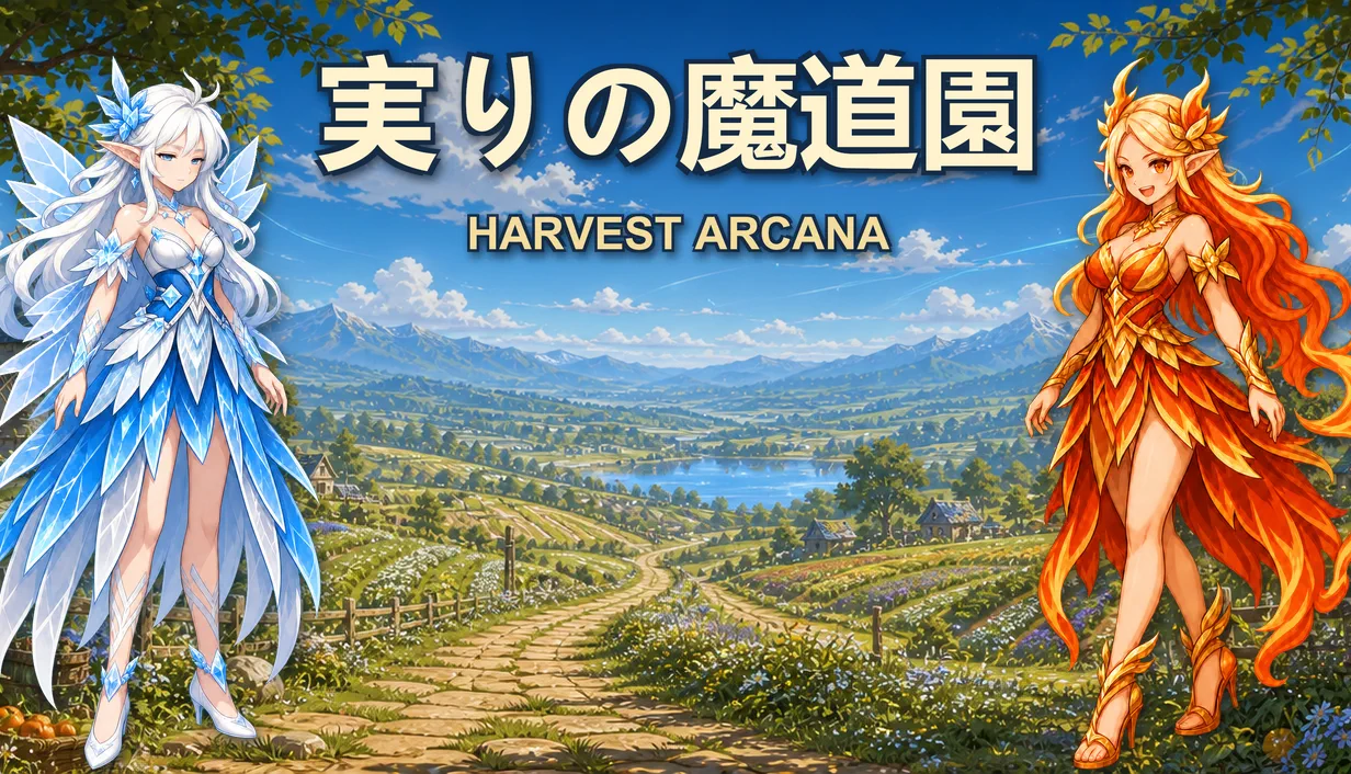 実りの魔道園 / HARVEST ARCANA キービジュアル
